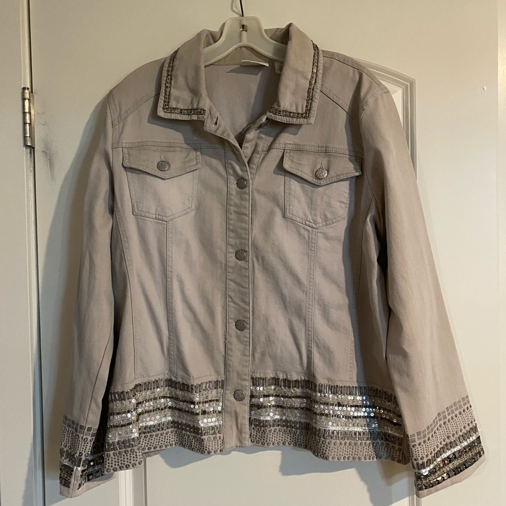 Chico’s sequined jacket